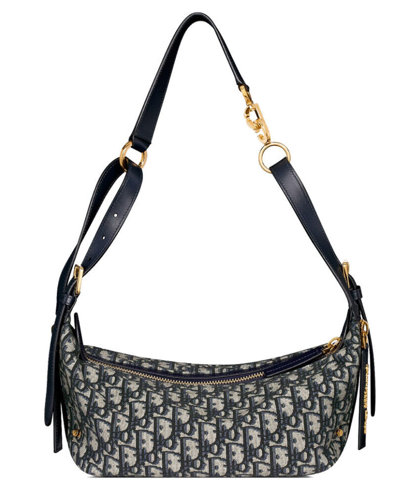 Christian Dior Small D-Journey Bag Dark Blue